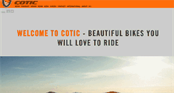 Desktop Screenshot of cotic.co.uk